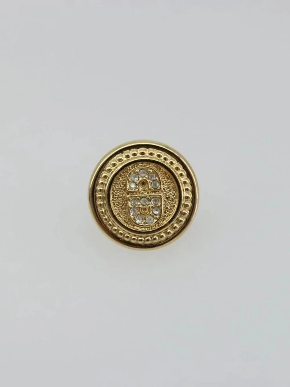 Christian Dior Earring metal Gold Tone Auth ka3906A